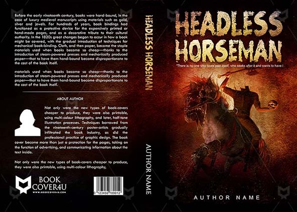 Thrillers-book-cover-design-Headless Horseman-front