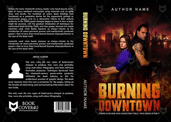 Thrillers-book-cover-design-Burning Downtown-front