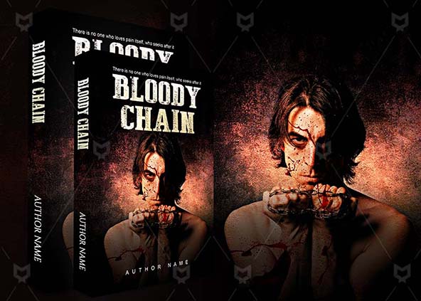 Thrillers-book-cover-design-Bloody Chain-back