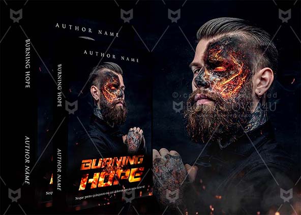Fantasy-book-cover-design-Burning Hope-back