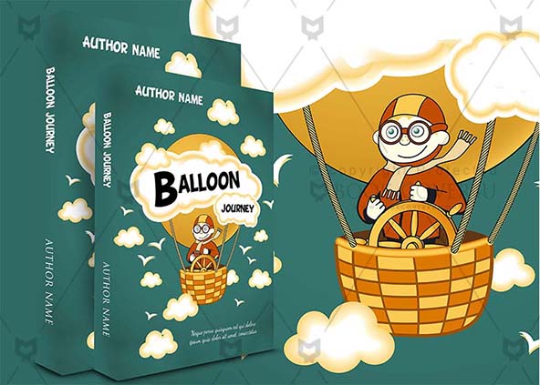 Children-book-cover-design-Balloon Journey-back