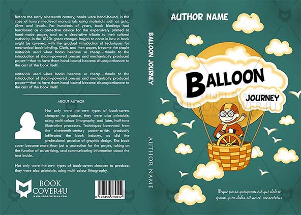Children-book-cover-design-Balloon Journey-front