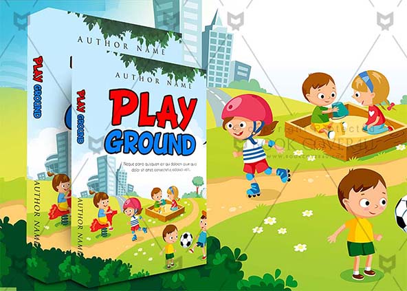 Children-book-cover-design-Play Ground-back