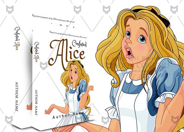 Children-book-cover-design-Confused Alice-back