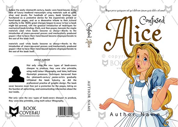 Children-book-cover-design-Confused Alice-front
