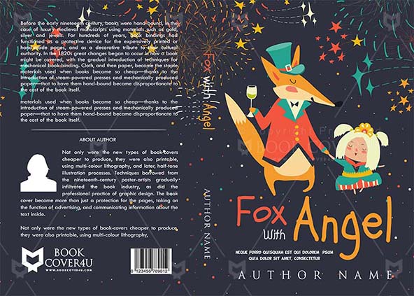 Children-book-cover-design-Fox With Angel-front