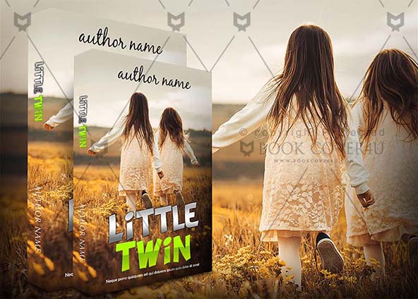Children-book-cover-design-Little Twin-back