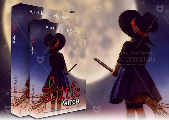 Children-book-cover-design-Little Witch-back