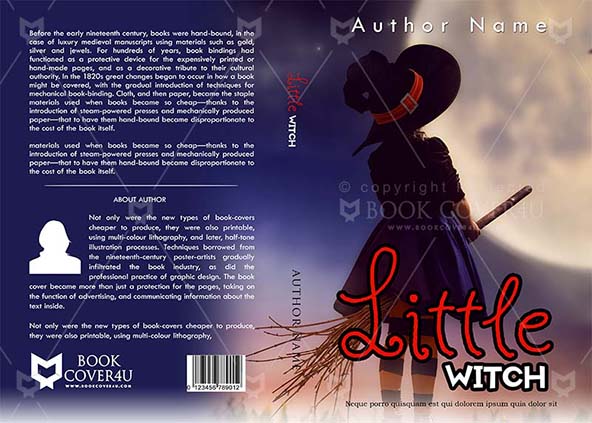 Children-book-cover-design-Little Witch-front