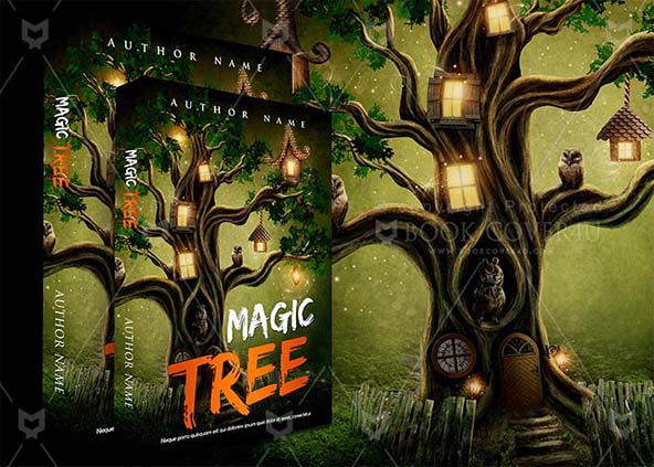 Children-book-cover-design-Magic Tree-back