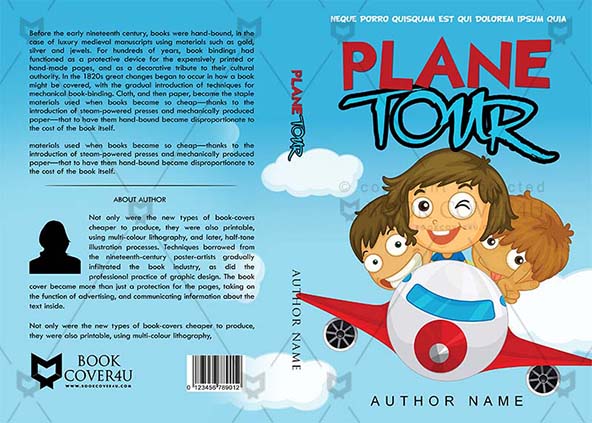 Children-book-cover-design-Plane Tour-front