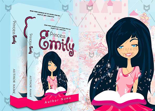 Children-book-cover-design-Princess Emily-back