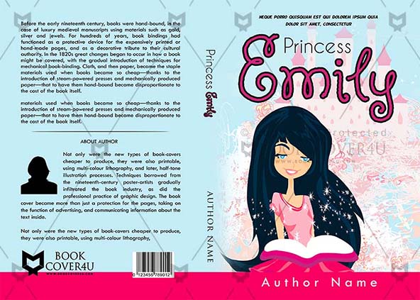 Children-book-cover-design-Princess Emily-front
