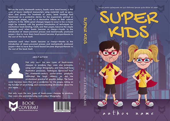 Children-book-cover-design-Supper Kids-front