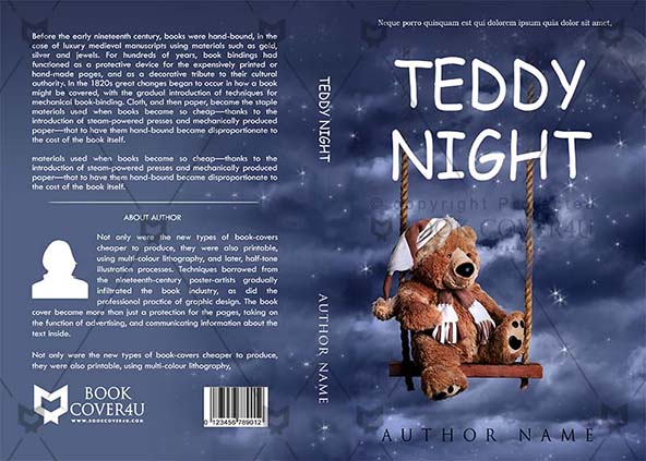Children-book-cover-design-Teddy Night-front