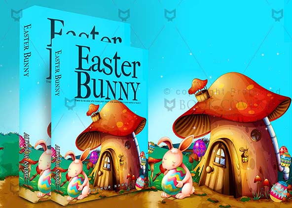 Children-book-cover-design-Easter Bunny-back