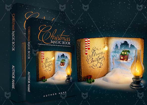 Children Book cover Design - Christmas Magic Book
