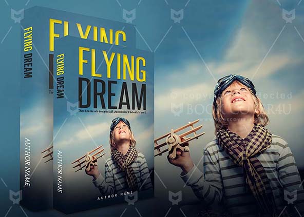 Children-book-cover-design-Flying Dream-back