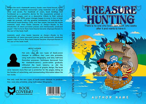Children-book-cover-design-Treasure Hunting-front