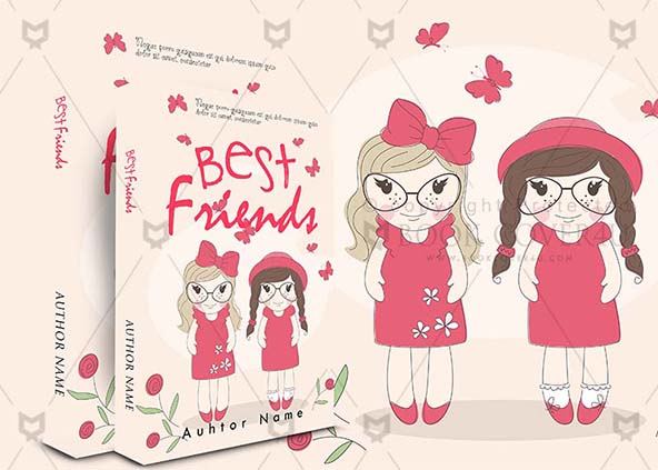 Children-book-cover-design-Best Friends-back