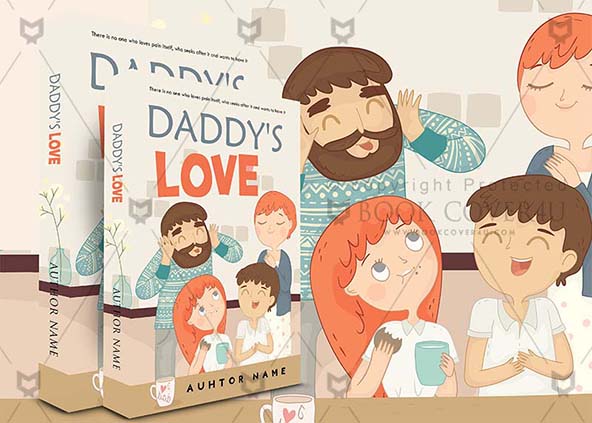 Children-book-cover-design-Daddy Love-back
