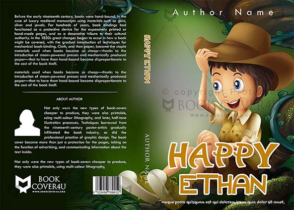 Children-book-cover-design-Happy Ethan-front