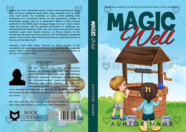 Children-book-cover-design-Magic Well-front