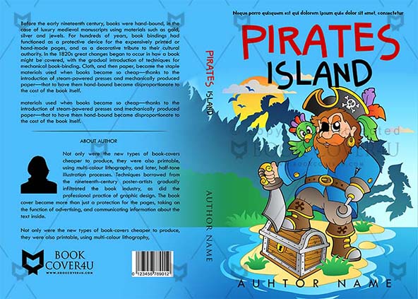 Children-book-cover-design-Pirates Island-front