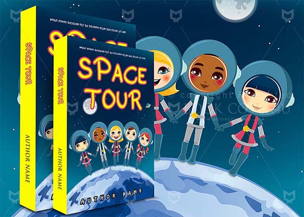 Children-book-cover-design-Space Tour-back