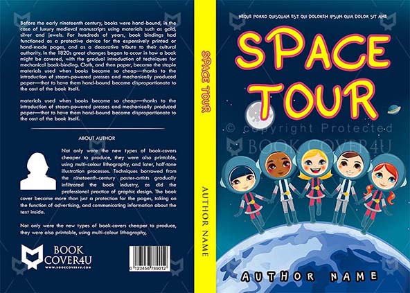 Children-book-cover-design-Space Tour-front