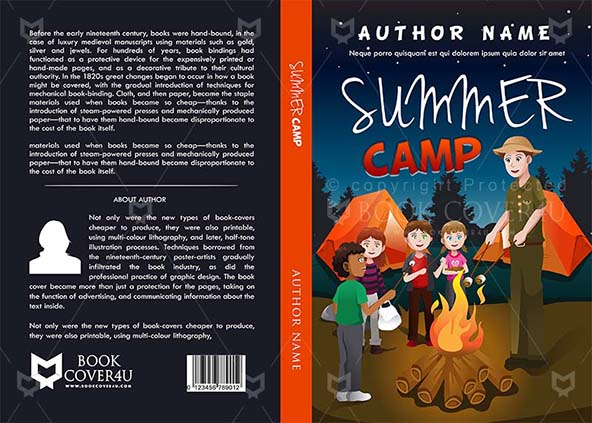 Children-book-cover-design-Summer Camp-front