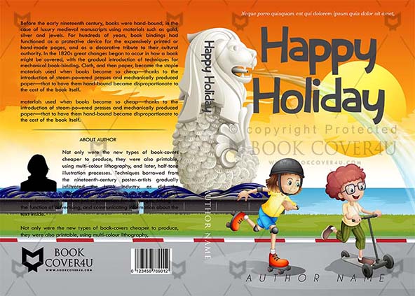 Children-book-cover-design-Happy Holiday-front