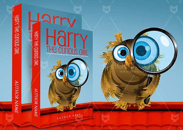 Children-book-cover-design-Harry The Curious Owl-back