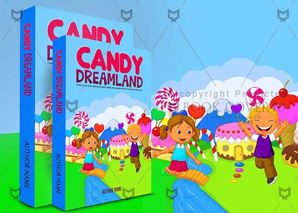 Children-book-cover-design-Candy Dreamland-back