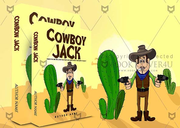 Children-book-cover-design-Cowboy Jack-back