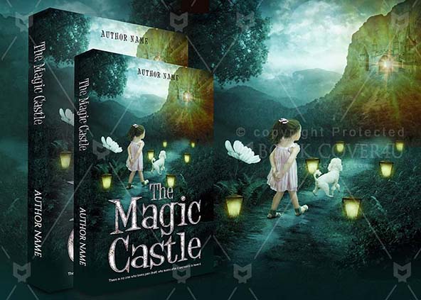 Children-book-cover-design-The Magic Castle-back