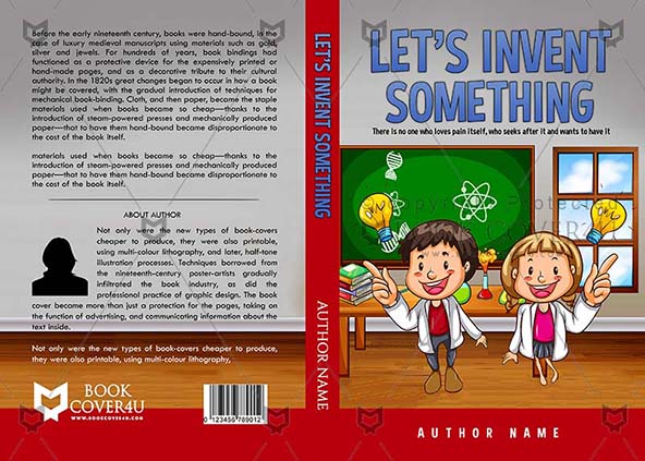 Children-book-cover-design-Lets Invent Something-front