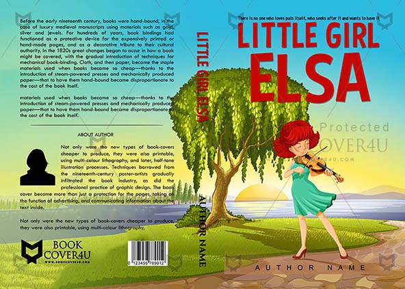 Children-book-cover-design-Little Girl Elsa-front