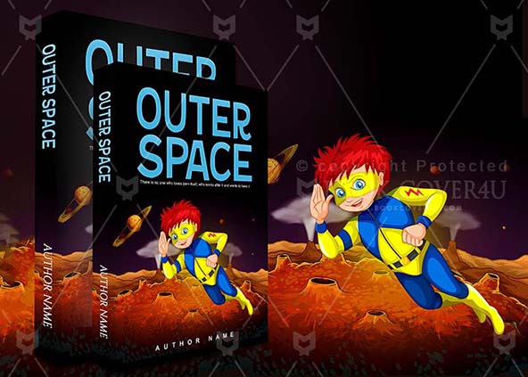Children-book-cover-design-Outer Space-back