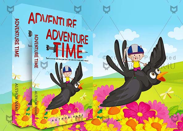 Children-book-cover-design-Adventure Time-back