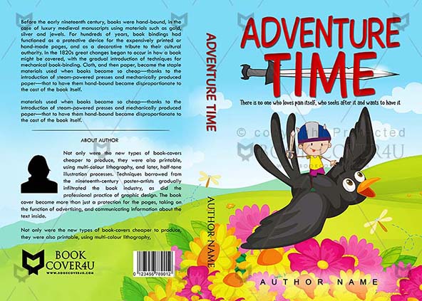 Children-book-cover-design-Adventure Time-front