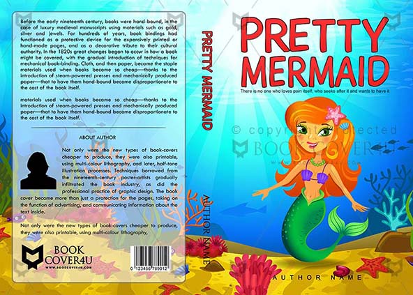 Children-book-cover-design-Pretty Mermaid-front
