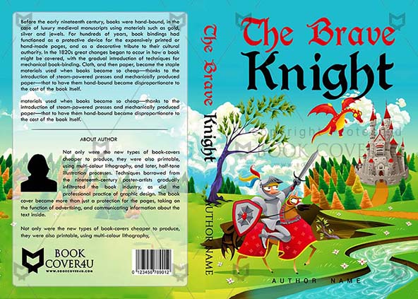 Children-book-cover-design-The Brave Knight-front