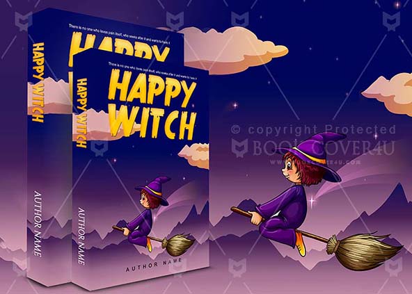 Children-book-cover-design-Happy Witch-back