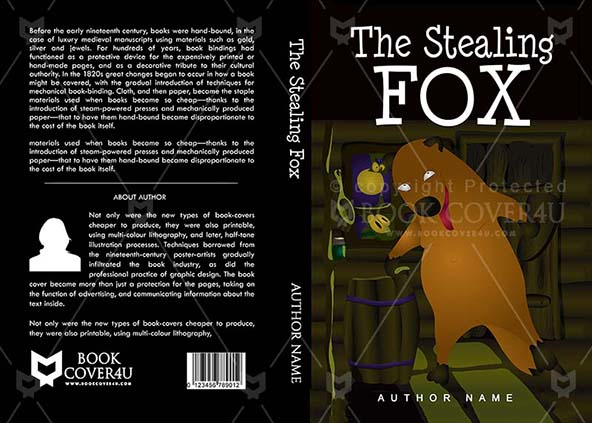 Children-book-cover-design-The Stealing Fox-front