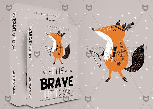 Children-book-cover-design-The Brave Little One-back