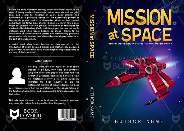 Children-book-cover-design-Mission At Space-front