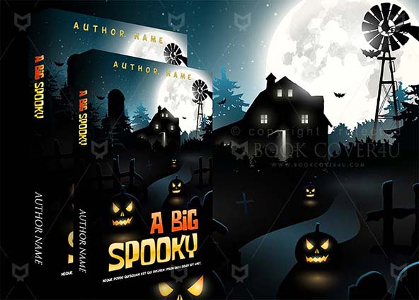 Horror-book-cover-design-A Big Spooky-back