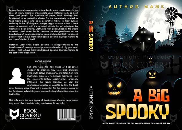 Horror-book-cover-design-A Big Spooky-front