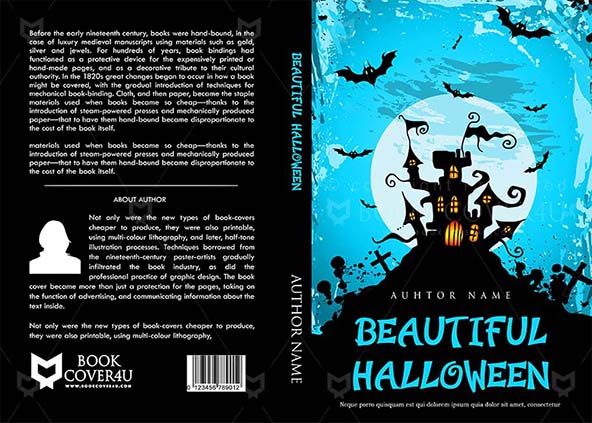 Horror-book-cover-design-Beautiful Halloween-front